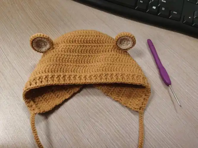 5mm钩针  f:长针  wf:外钩长针  v:加针 x:短针帽子主体r1:环形起针