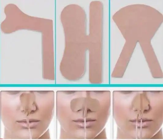 固定方法2: 在网上购买专用的鼻胃管固定贴固定.