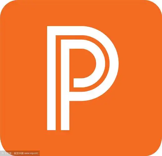 字母p标志图标设计模板