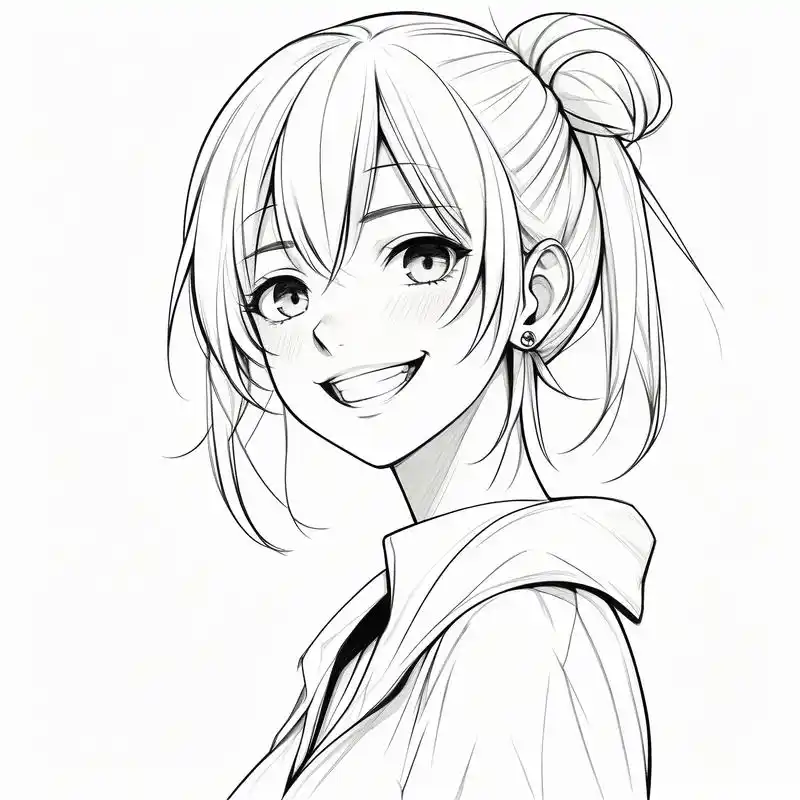 动漫风黑白女头头像精选 探索黑白动漫风格的女头头像