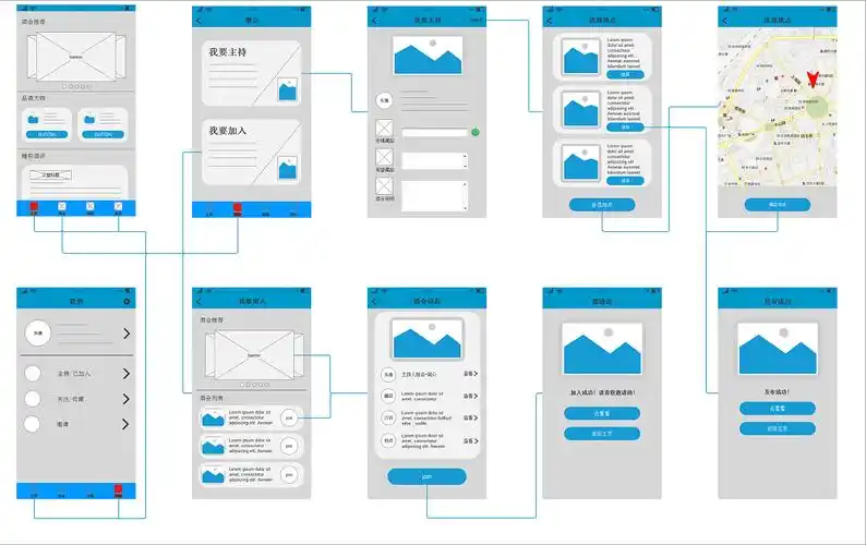axure线框图练习