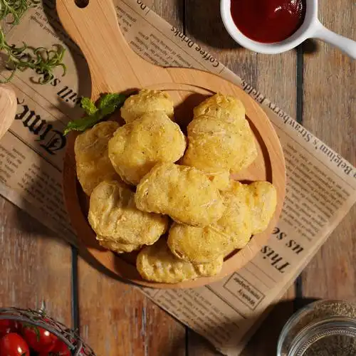 新老包装随机植物蛋白肉黑椒鸡块450g