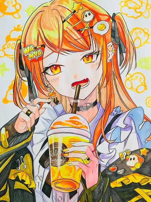 动漫临摹马克笔