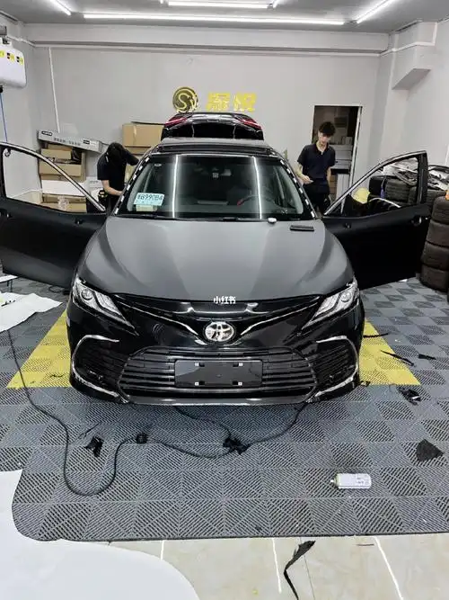 新凯美瑞改色哑光磨砂黑03中期待效果