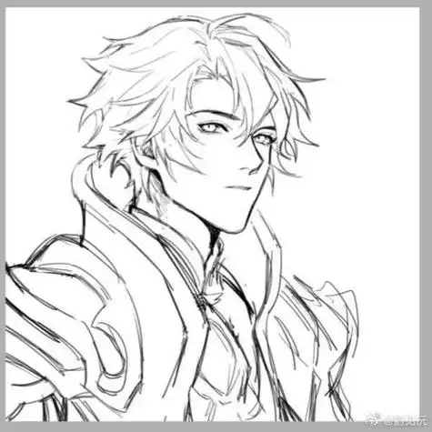 王者荣耀中的简笔画英雄