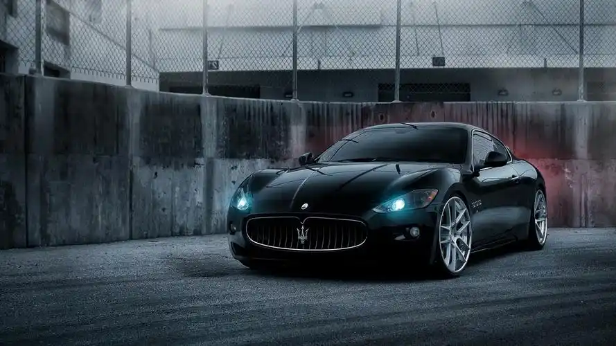 安卓(android)汽车 超跑 玛莎拉蒂 黑色高清手机壁纸免费下载,安心