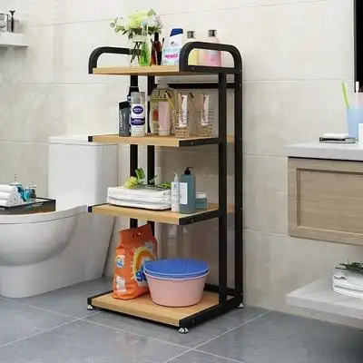 卫生间置物架浴室储物架落地收纳架阳台多层整理架脸盆架子杂物架