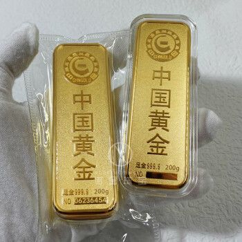 仿真金条金砖 银行铜镀金样品金条 金店柜台投资假金条