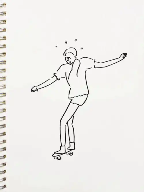 每天一张纸一支笔一分钟画极简手绘插画,喜欢的宝宝们欢迎点赞收藏