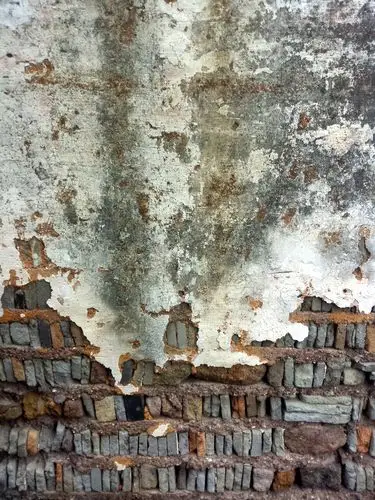 老房子的墙面,另一种时间的记录