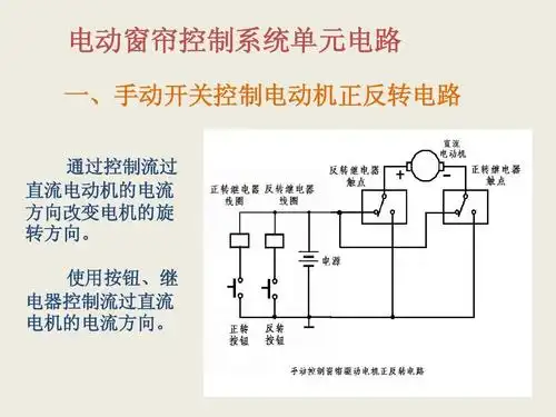 电动窗帘控制系统单元电路ppt