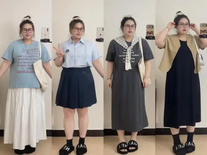 165cm|180斤 大码女装穿搭 简简单单的就很好看啊啊啊!