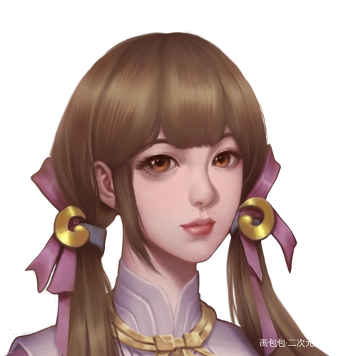 同一角色的不同厚涂画风练习_同人厚涂头像绘画作品