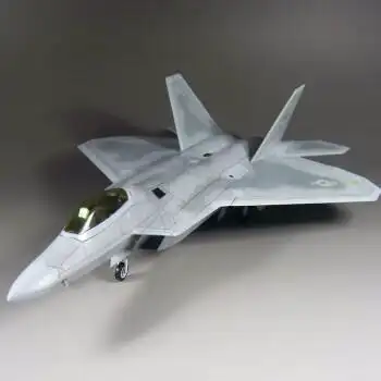 澳颜莱小号手拼装军事飞机模型1/72仿真美国二战f-22猛禽隐形战斗机