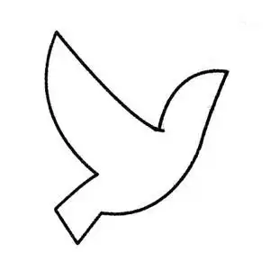 鸽子简笔画图片