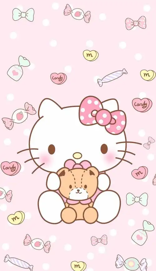 少女心壁纸hellokitty