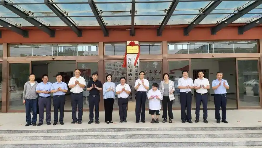 党组成员李晖,鹤壁市残联党组书记,理事长陆军,浚县县委书记王海涛等