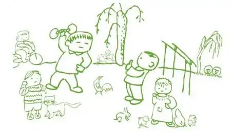 儿童公园简笔画图片大全