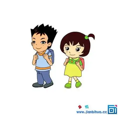 甘肃省博物馆观后感放学了彩色简笔画放学了漂亮的简单画法