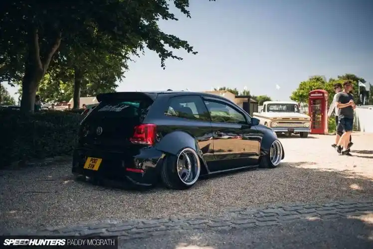 大众polo爆改hf风格这样的小钢炮帅爆了