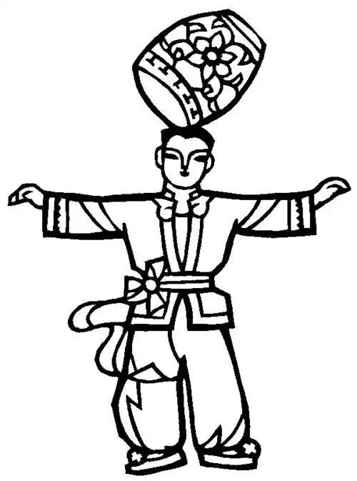 第2页杂技小正简笔画图片大全内容有杂技表演简笔画剪纸-杂技-定