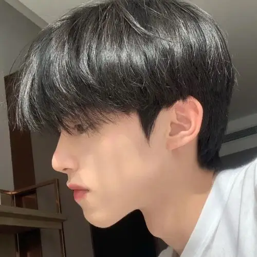 假发男短发韩版帅气自然日常短卷发网红学生齐刘海逼真新全头套式