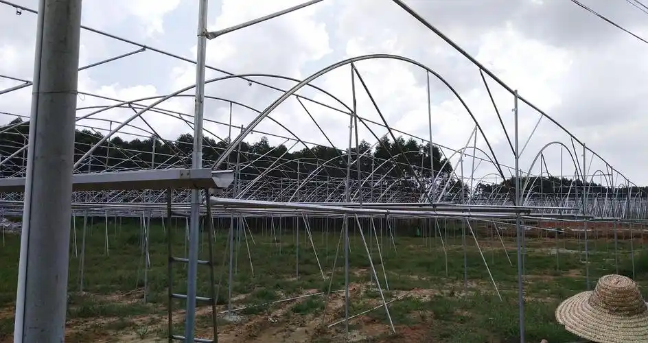 大棚天沟(水槽)安装位置