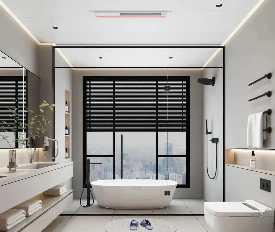 卫生间蜂窝大板吊顶效果图 秒变高级空间!追求品质生活的你,一 - 抖音