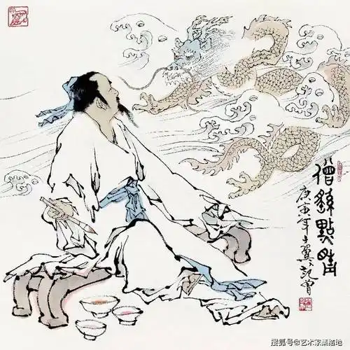 范曾先生的国画艺术:经典百幅作品赏析_绘画_传统_人物画
