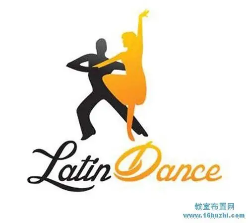 拉丁舞标志logo设计图片
