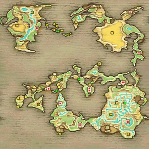 mq 最终幻想1 ff1秘籍资料  混沌之魂(gba/psp版相关)  gba版ff1地图