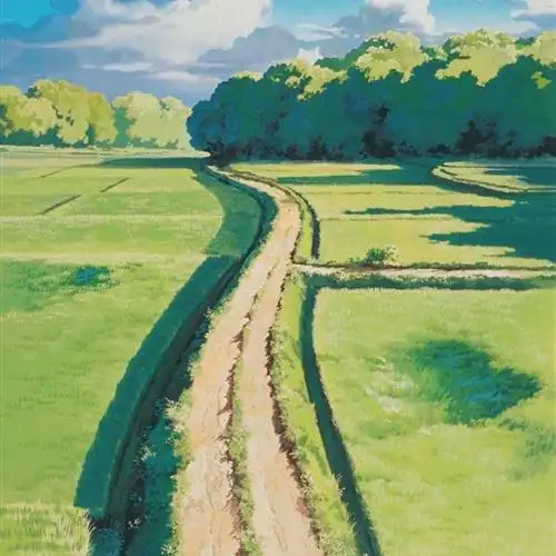 手绘的风景其实也是很美丽的,动漫绿色风景头像图片-唯美头像