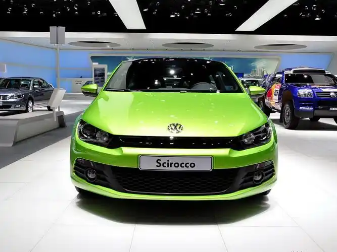 绿色scirocco尚酷车前正视|尚酷外观图片 – 车主之家