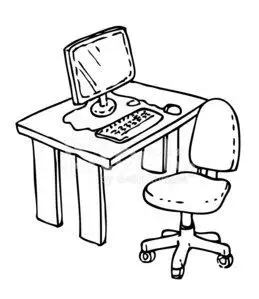 simple computer desk