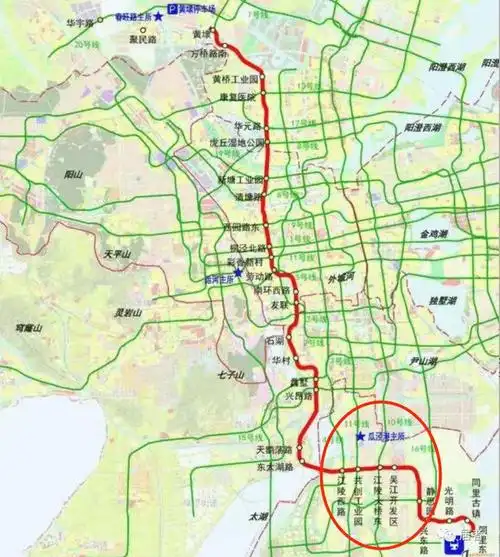 在吴江十五规划中,明确说明推进的地铁,也条条指向这里.