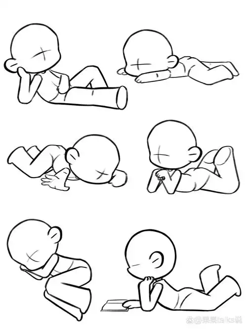 q版人物动态|3头身|趴