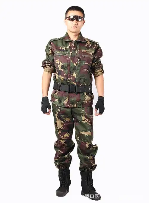 新款特种兵迷彩服套装 08特战迷彩服 防
