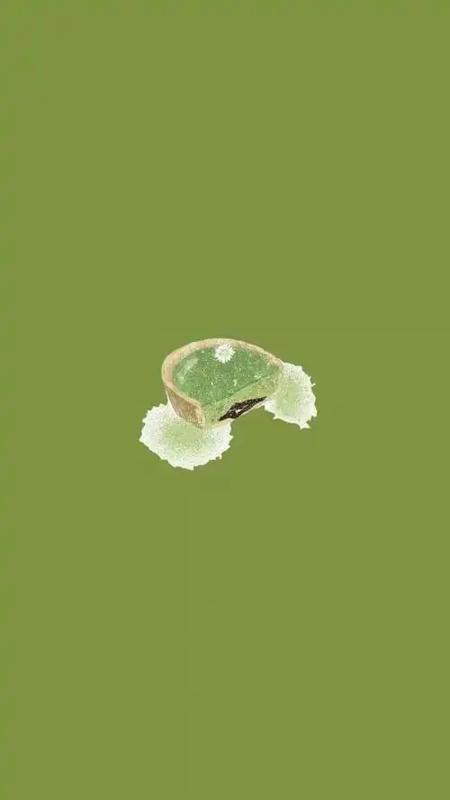 清新抹茶色背景手机壁纸