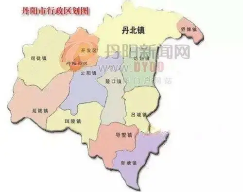 并在地图中找到了云阳镇,开发区两大位置