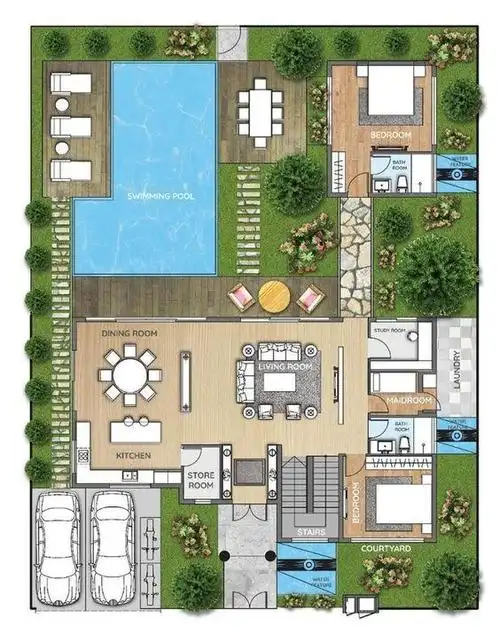 优秀的别墅平面图设计_444940_领贤网