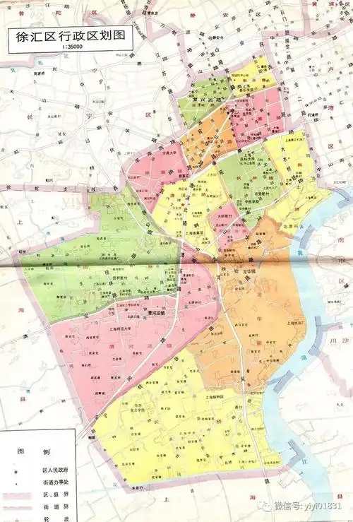 徐汇区位于上海市区西南部,濒临黄浦江,东与浦东新区隔江相望,西临