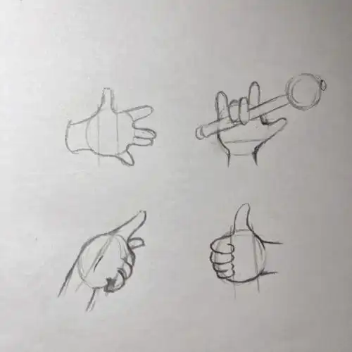 q版动漫手手的画法