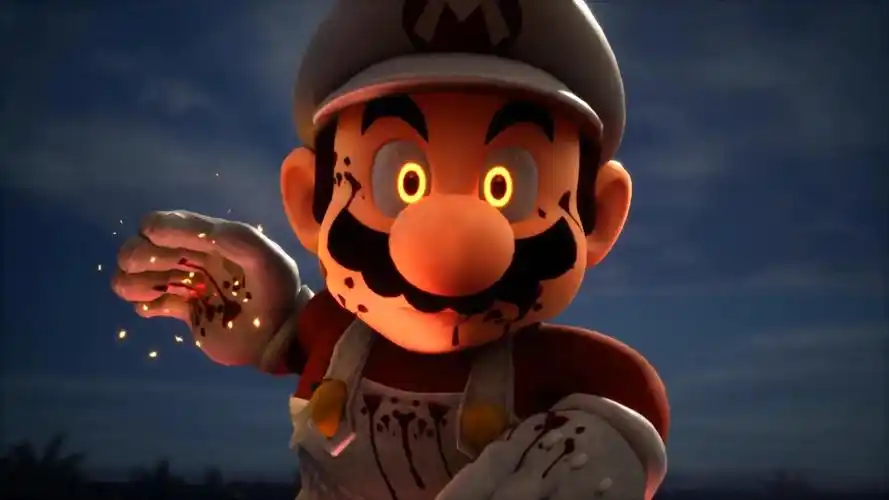 大神自制虚幻5版超级马里奥兄弟黑暗画风