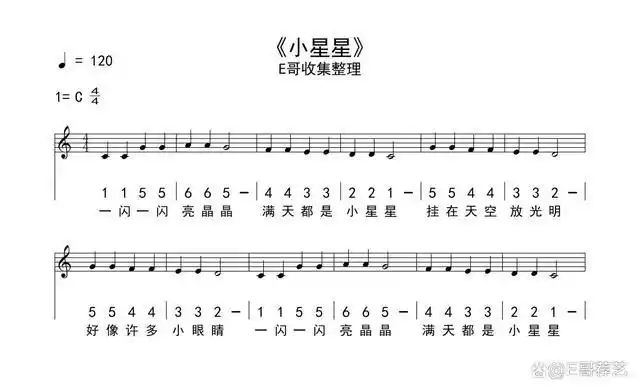 1哆5嗦五个音内的简谱儿歌有哪些