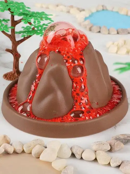 儿童科学小实验女孩幼儿园小学生火山爆发玩具男孩喷发套装教具