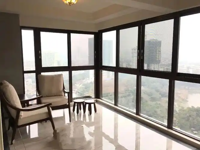 飞宇#阳台落地玻璃效果图 门窗,开启美好生活 - 抖音