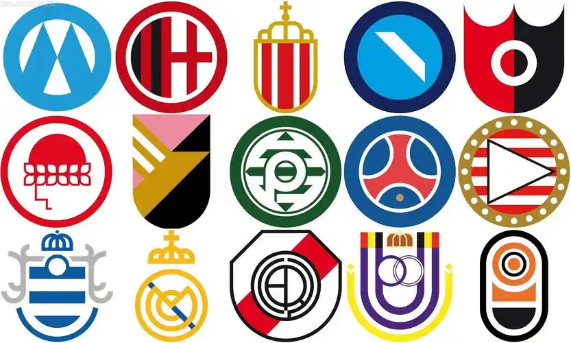 抽象的艺术法国设计师推出几何形态队徽