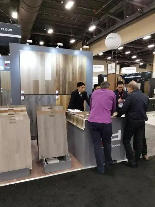 十年磨一剑 荣登地板参展美国拉斯维加斯展会大放异彩