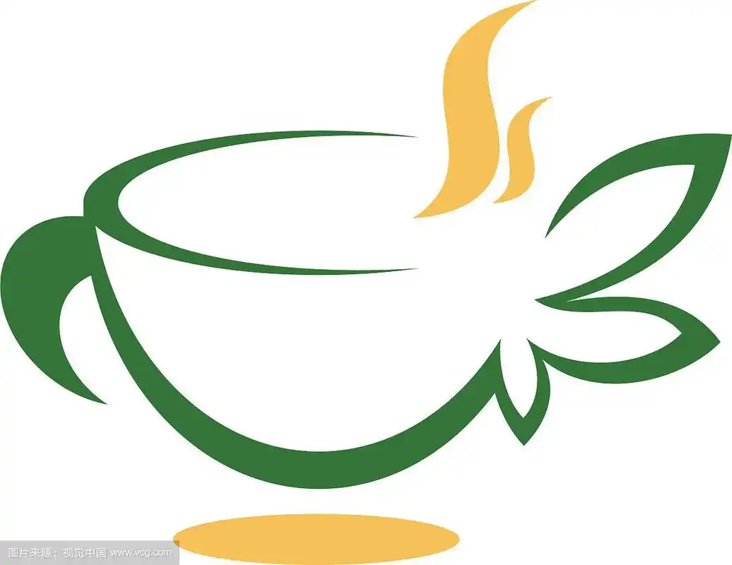 抽象的茶杯茶的形象