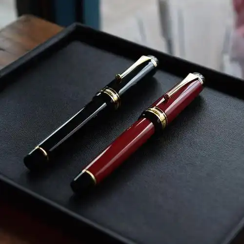 文道日本精选pilot百乐custom845生漆15号大型18k钢笔